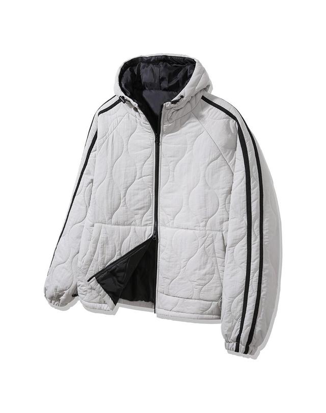 앨빈클로 앨빈클로 웜 퀄티드 후드 패딩 점퍼 DLX2957 (3 COLOR) 착용컷