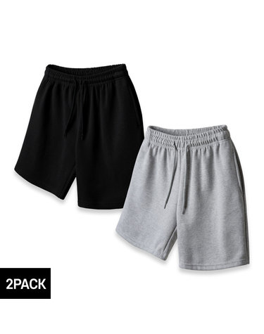 [2PACK] 앨빈클로 코튼 밴딩 스웨트 반바지 PAN1450 (7 COLOR)