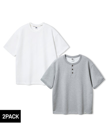 [2PACK] 베이직 반팔티셔츠 2종 패키지