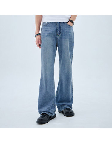 앨빈클로 빈티지 워싱 세미 부츠컷 데님 팬츠 DLX3129 (1COLOR)