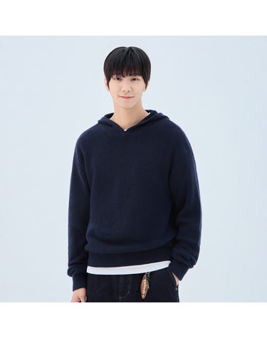 앨빈클로 베이직 후드 니트 DLX3408 (3COLOR)