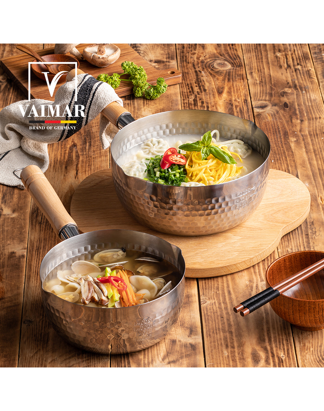 바이마르 바이마르 버닝 인덕션 함마톤 편수냄비 22cm 착용컷