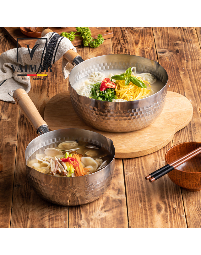 바이마르 바이마르 버닝 인덕션 함마톤 편수냄비 18cm 착용컷