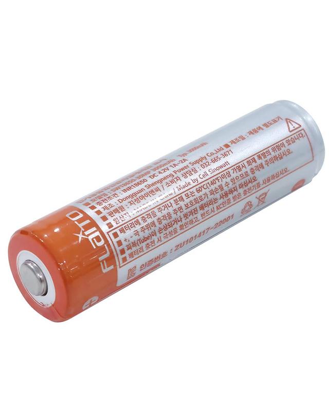 플라이토 플라이토 18650 리튬이온 충전지 배터리 3000mAh 착용컷
