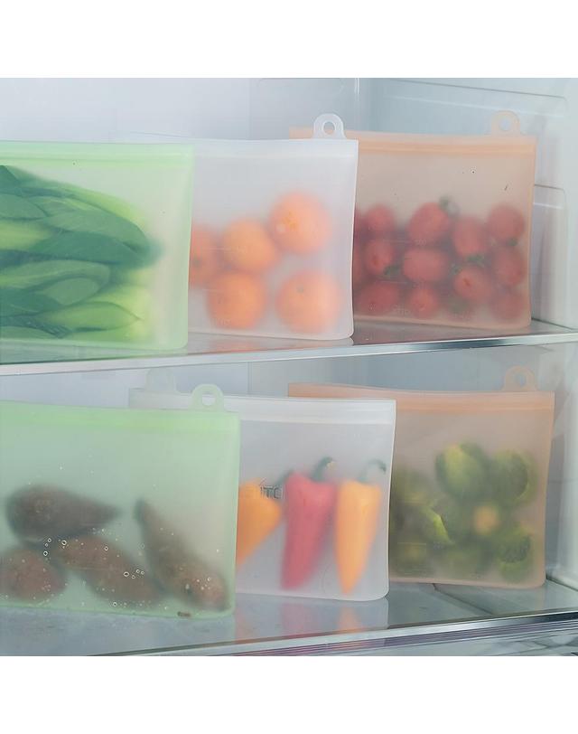 플라이토 국산 플라이토 실리콘 프레시 다용도 지퍼백 1000ml 착용컷