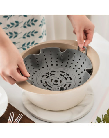 국산 플라이토 실리콘 다용도 찜기 24cm
