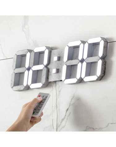 국산 플라이토 인테리어 LED 벽시계 38cm 비앙코 / 포토사은품