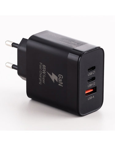 플라이토 GaN 65W PD 초고속 멀티 충전기 3포트