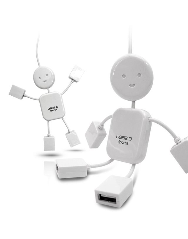플라이토 플라이토 아이맨 USB 멀티 허브 4포트 착용컷