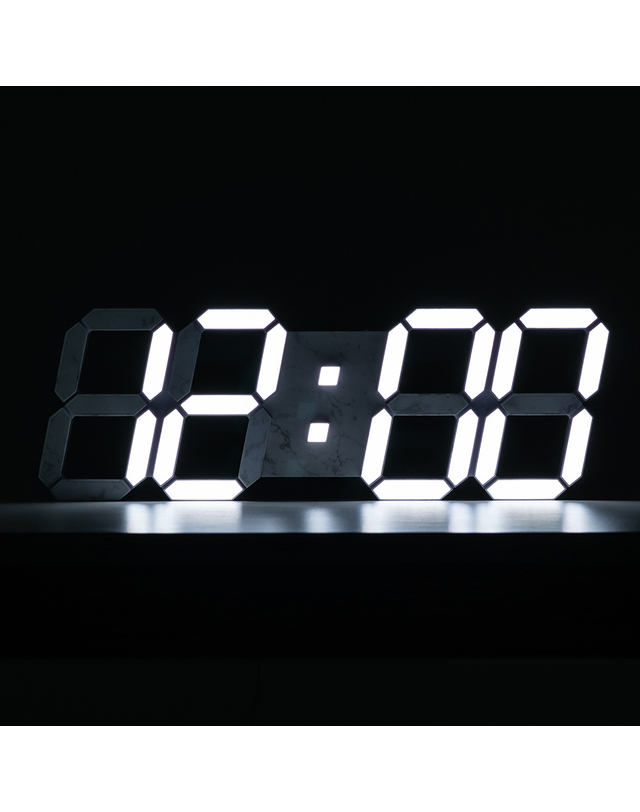 플라이토 국산 플라이토 인테리어 LED 벽시계 38cm 비앙코 / 포토사은품 착용컷