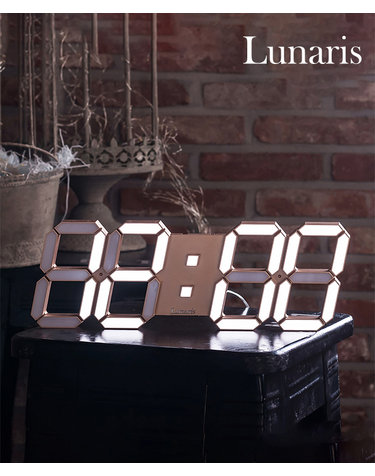 국산 루나리스 인테리어 LED 벽시계 38cm 골드 / 포토사은품