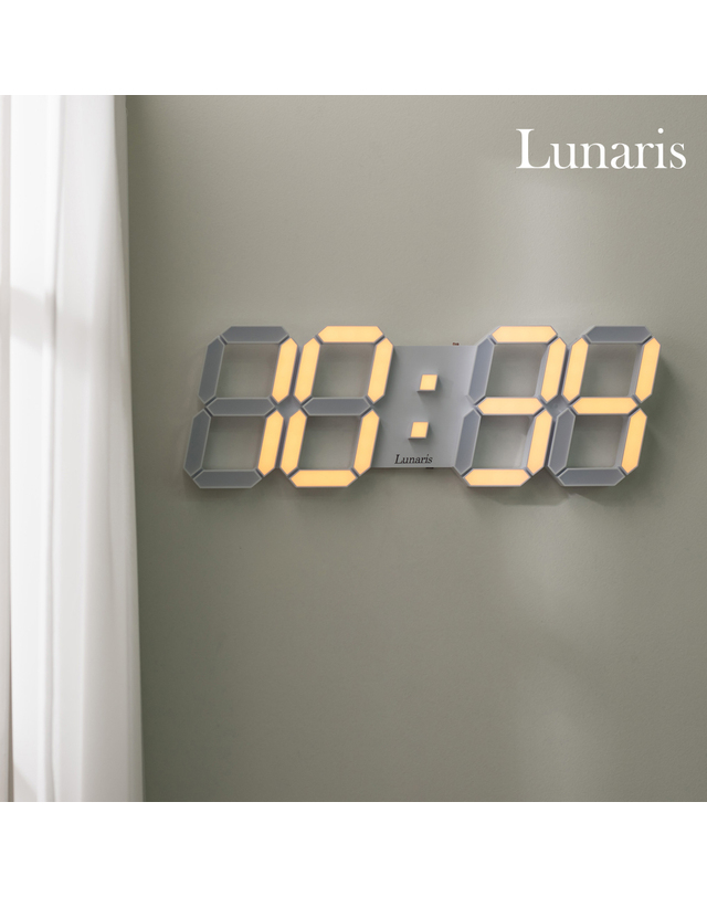 루나리스 국산 루나리스 인테리어 LED 벽시계 38cm 레인보우 / 포토사은품 착용컷