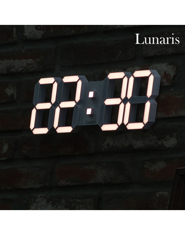 루나리스 국산 루나리스 위성 GPS 수신 인테리어 LED 벽시계 38cm / 포토사은품 착용컷