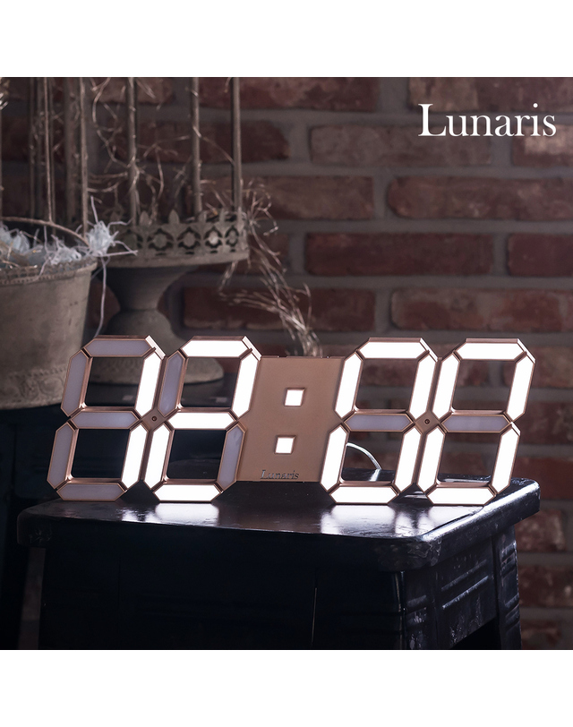 루나리스 국산 루나리스 인테리어 LED 벽시계 38cm 골드 / 포토사은품 착용컷