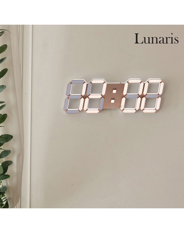 루나리스 국산 루나리스 인테리어 LED 벽시계 38cm 골드 / 포토사은품 착용컷