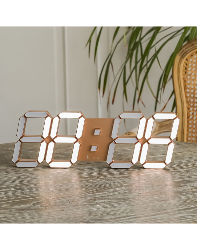 루나리스 국산 루나리스 인테리어 LED 벽시계 38cm 골드 / 포토사은품 착용컷