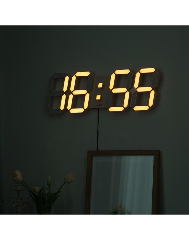 루나리스 국산 루나리스 오로라 GPS 수신 LED 벽시계 54cm / 포토사은품 착용컷