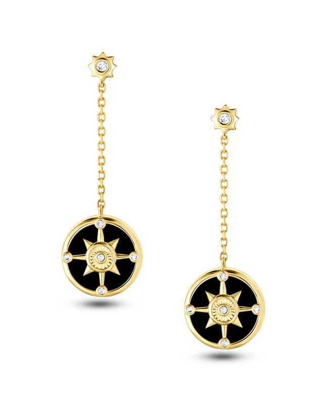브릴러리 Lunar Drop Earrings 착용컷