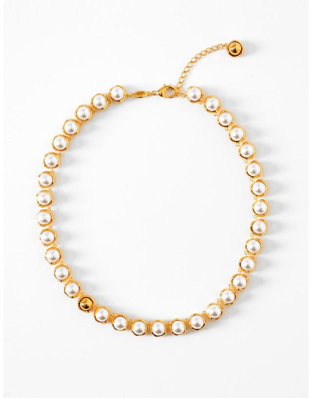 브릴러리 Anette Pearl Necklace 착용컷