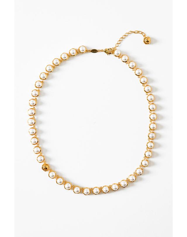 브릴러리 Anette Pearl Necklace 착용컷