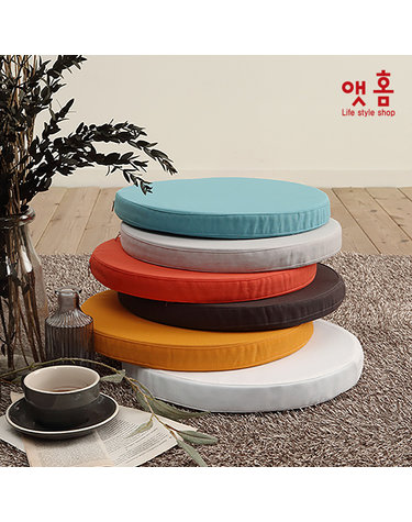 [AT HOME] 앳홈 옥스포드 메모리폼 원형 방석 커버