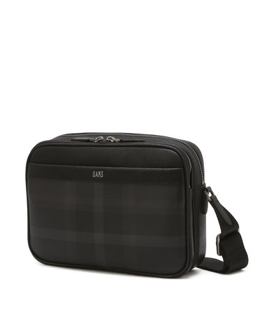 [크로스백][HERITAGE TARTAN]다크브라운 타탄체크 크로스백