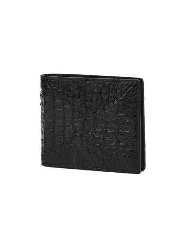 [CAIMAN] 블랙 악어가죽 반지갑