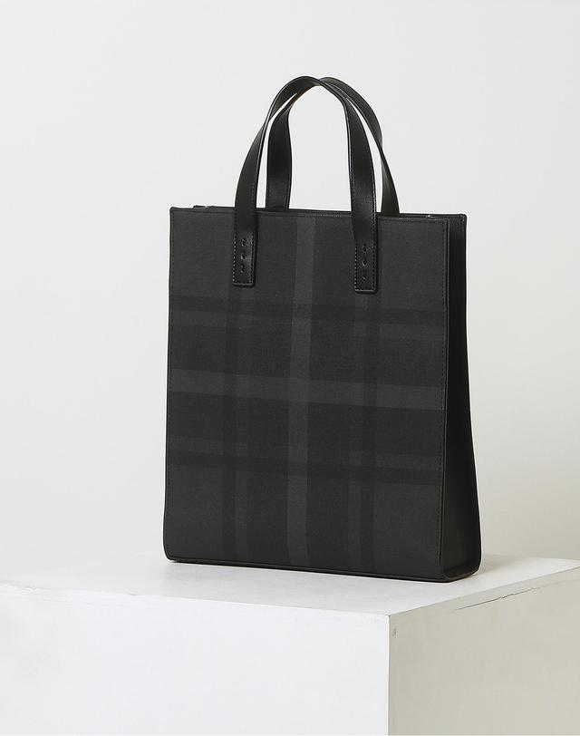 닥스 액세서리 [토트 백(S Size)][DAKS ESSENTIAL][닥스에센셜] 블랙 타탄체크 상세