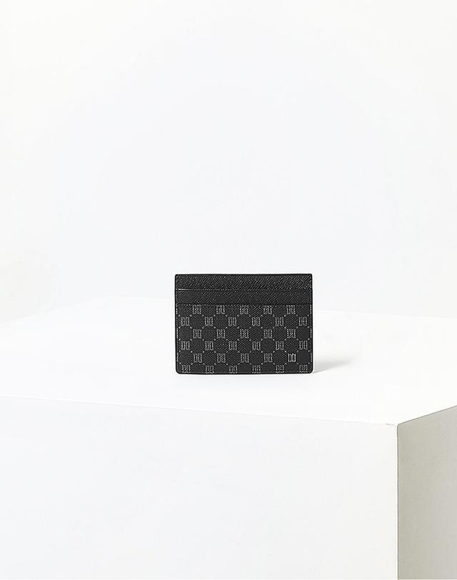 닥스 액세서리 [카드홀더][LOUIS PVC][루이스 PVC] 블랙 루이스 DD 패턴 배색 PVC 착용컷