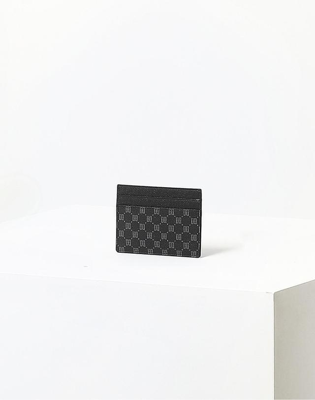 닥스 액세서리 [카드홀더][LOUIS PVC][루이스 PVC] 블랙 루이스 DD 패턴 배색 PVC 착용컷