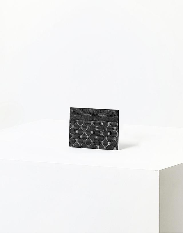 닥스 액세서리 [카드홀더][LOUIS PVC][루이스 PVC] 블랙 루이스 DD 패턴 배색 PVC 착용컷