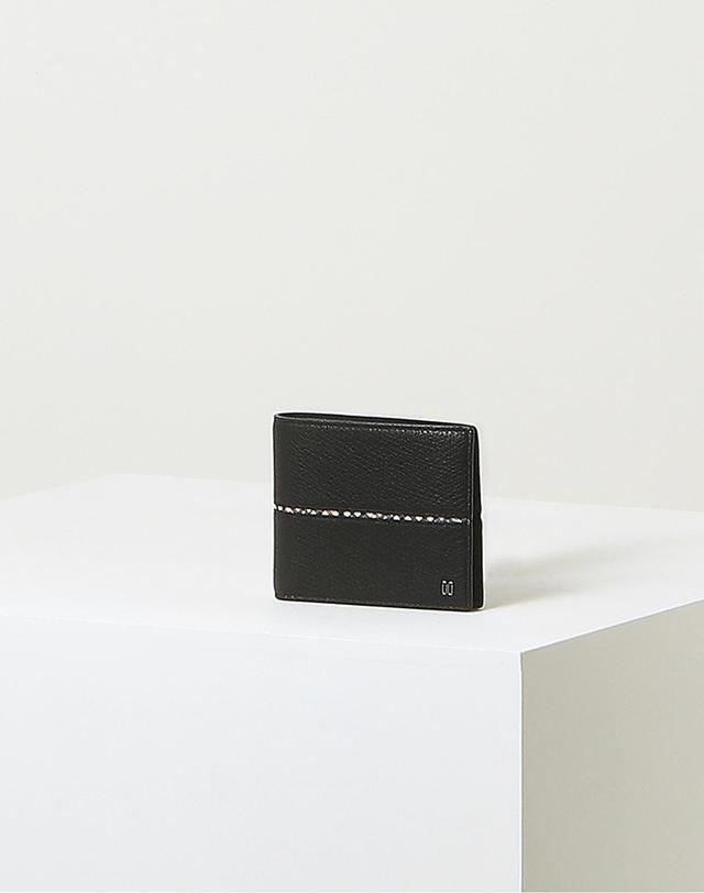 닥스 액세서리 [반지갑][ALEXANDER CLASSIC][알렉산더 클래식] 블랙 유럽 수입가죽 체크 라인 포인트 착용컷