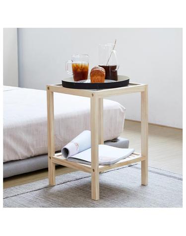 [보루네오]모닝듀 원목DIY 다용도 장식장 2단 OT048