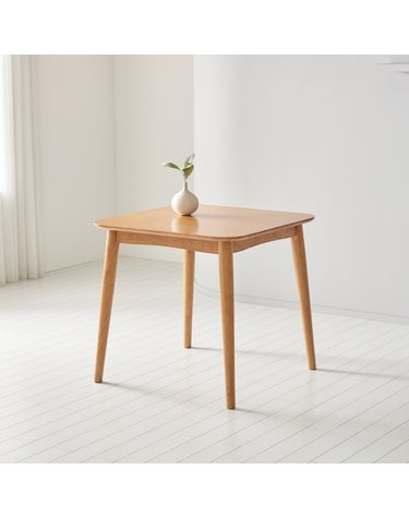 자연원목 2인식탁 테이블 80cm P00000SC