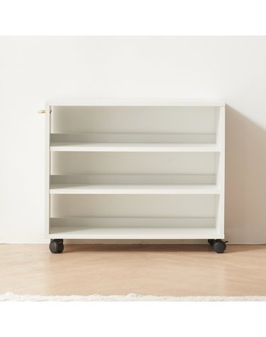 책상밑 이동식 선반장 책장 77cm P00000PM