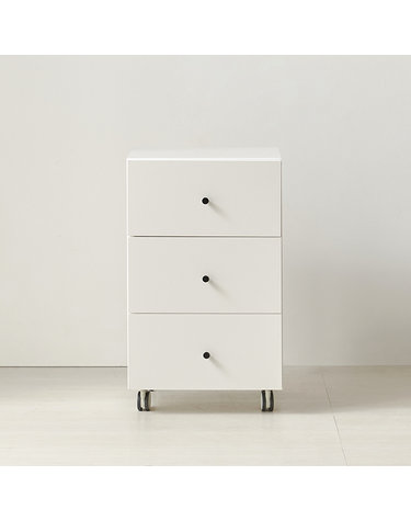 3단서랍장 미니서랍장 협탁 40cm P0000QPQ