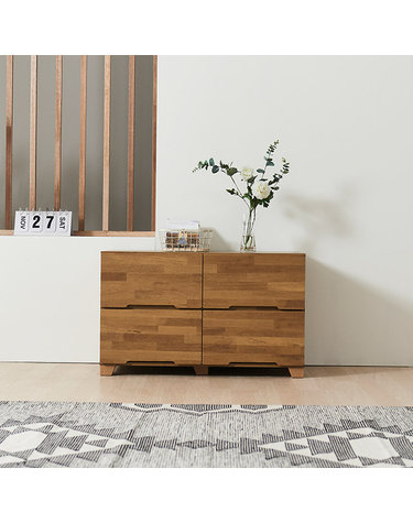 옷정리 필수템 와이드2단서랍장 90cm P0000JCS