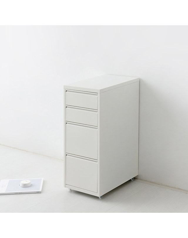 인터데코 철제서랍장 케비넷서랍 (4단) MK30924 착용컷