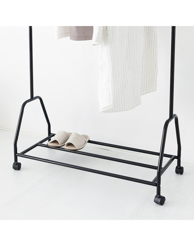 인터데코 바퀴달린 행거 옷걸이 89cm MK32132 착용컷