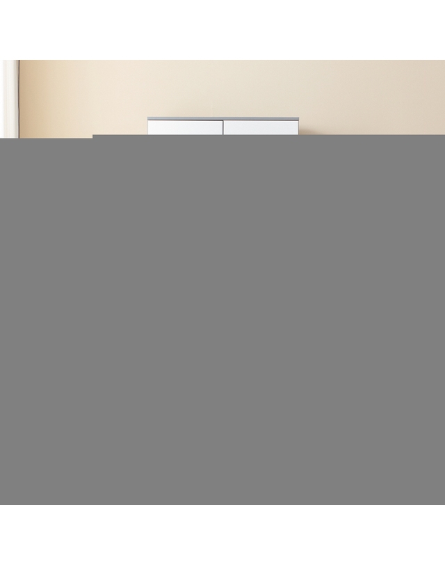 인터데코 냉장고스타일 주방수납장 그릇장 80cm P0000BBV 착용컷