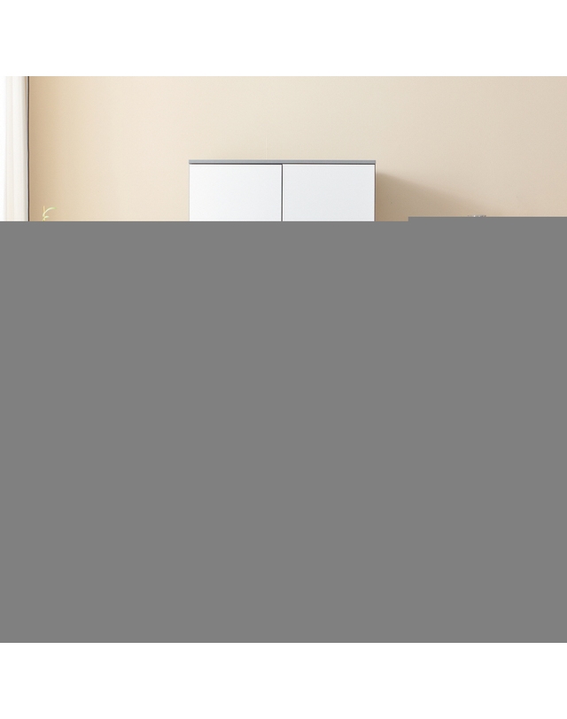 인터데코 냉장고스타일 주방수납장 그릇장 80cm P0000BBW 착용컷
