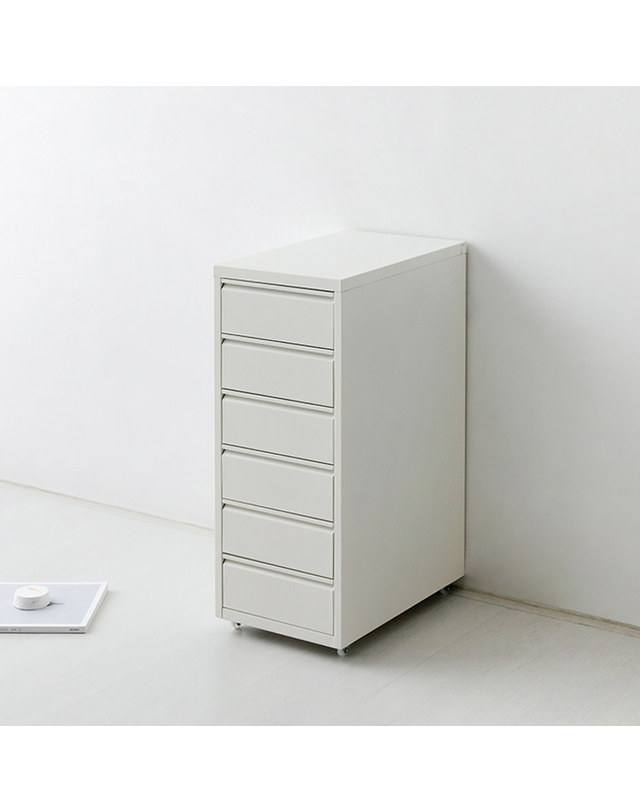 인터데코 철제서랍장 6단서랍장 케비닛 MK30926 착용컷