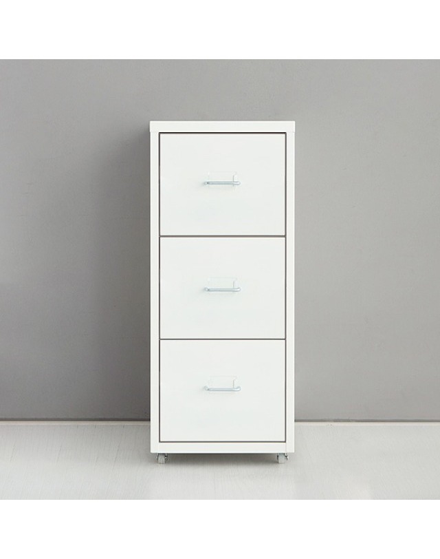 인터데코 철제서랍장 3단서랍장 케비닛 MK20886 착용컷