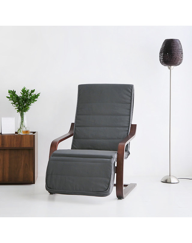 인터데코 안락의자 1인쇼파 레그레스트 MK27902 착용컷
