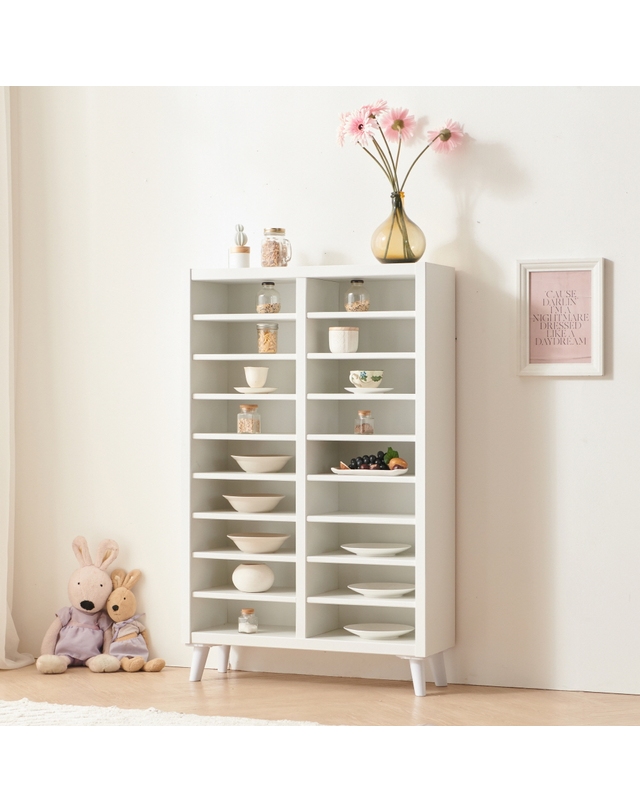 인터데코 수납장 장식장 그릇장 진열장 84cm P00000OF 착용컷