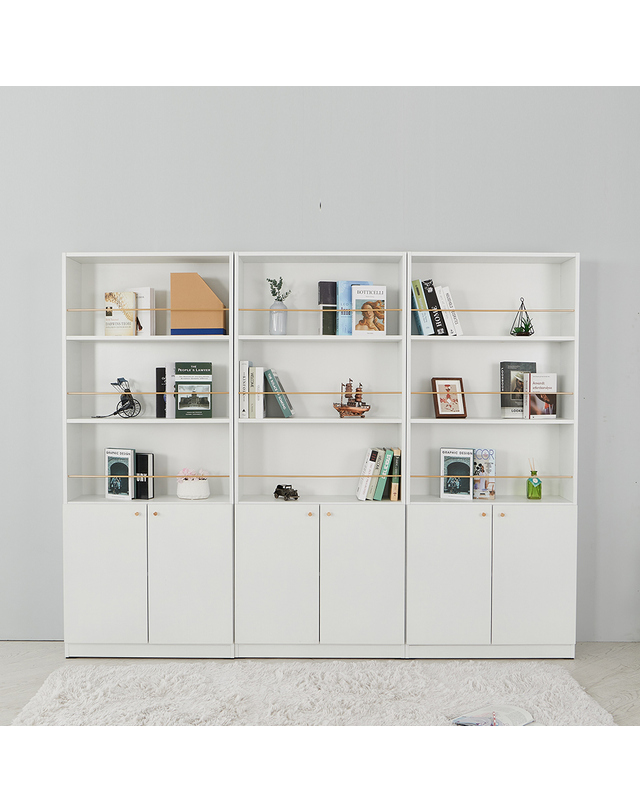 인터데코 수납장 장식장 책장 진열장 80cm P0000BIQ 착용컷