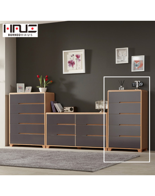 인터데코 깔끔하게 정리되는 5단 서랍장 WB256 착용컷