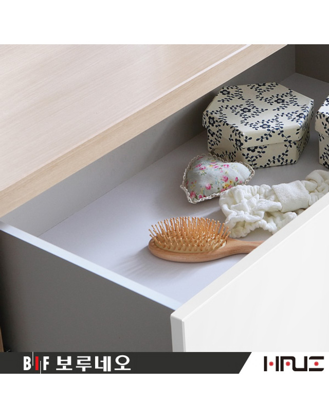 인터데코 깔끔하게 정리되는 3단서랍장 120cm TP615 착용컷