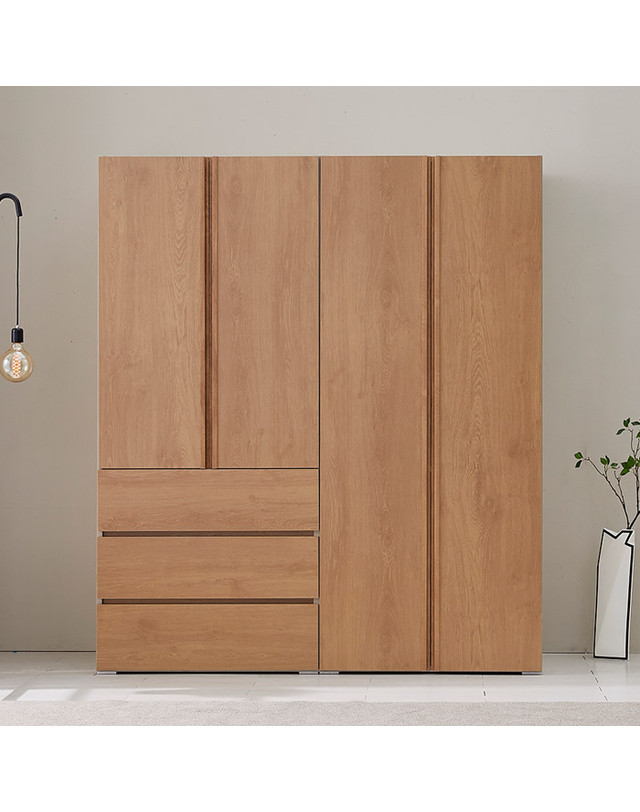 인터데코 설치편한 장농 옷장 서랍장 (160cm) TP236 착용컷