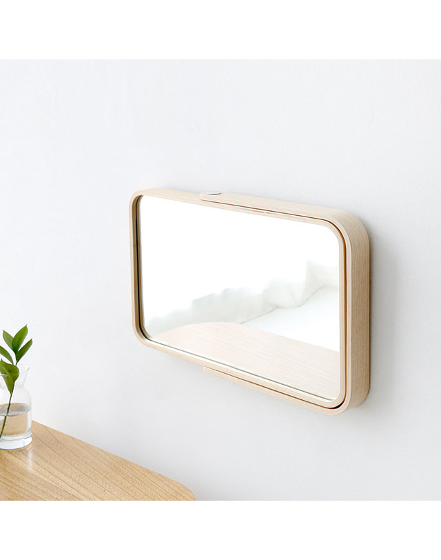 인터데코 탁상거울 화장거울 책상거울 MK28007 착용컷